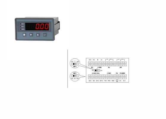 Сталь веся измеряя регулятор, связь индикатора РС232 Рс485 веса цифров